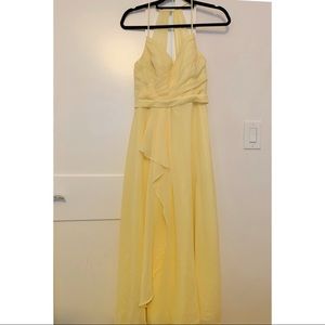 Yellow Bridesmaid dress Azazie Dawn size A4